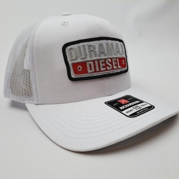 DMAX Duramax Diesel Engines GM Embroidered Patch Richardson 112 Trucker Mesh Hat